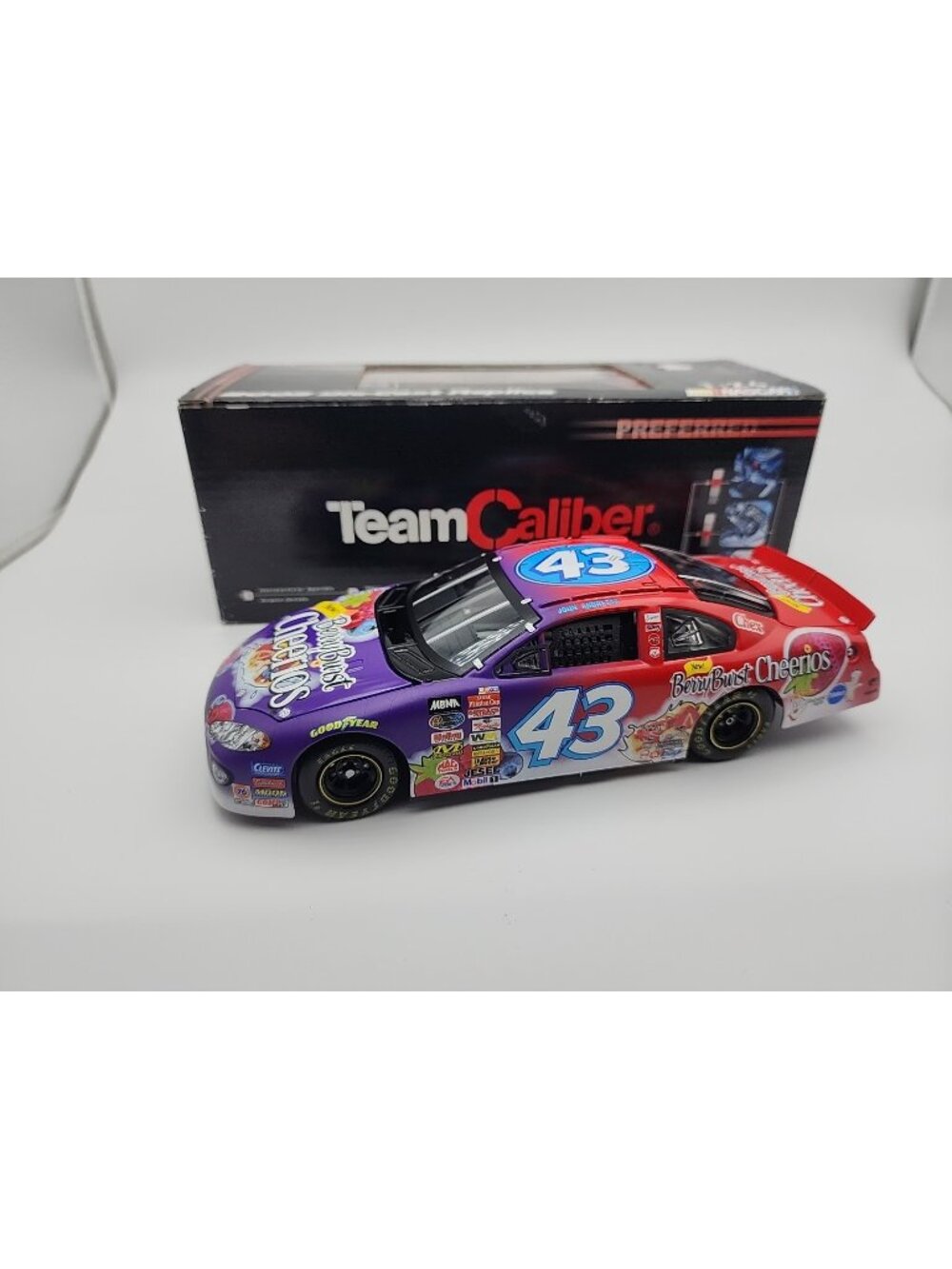 John Andretti #43 Berry Burst Cheerios Team Caliber 1:24 Diecast